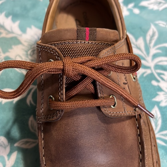 Clarks Leather Boat Shoes - Picture 9 of 14